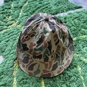 Vintage 80s camo bucket hat